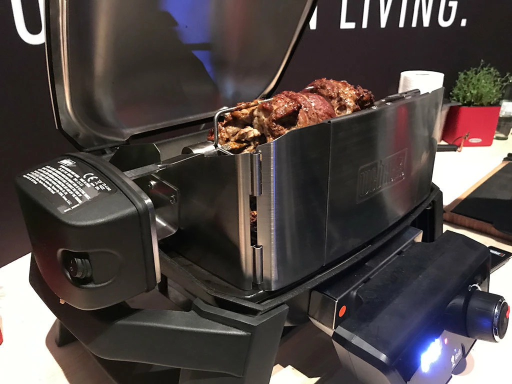 Asador Giratorio Para Weber Pulse 1000 Y 2000 - Imagen 2