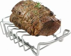 Broil King Bandeja Para Costillas Y Soporte Para Asado -cocina al aire libre comercio Bandeja Costillas Soporte asado 62602 broil king 1