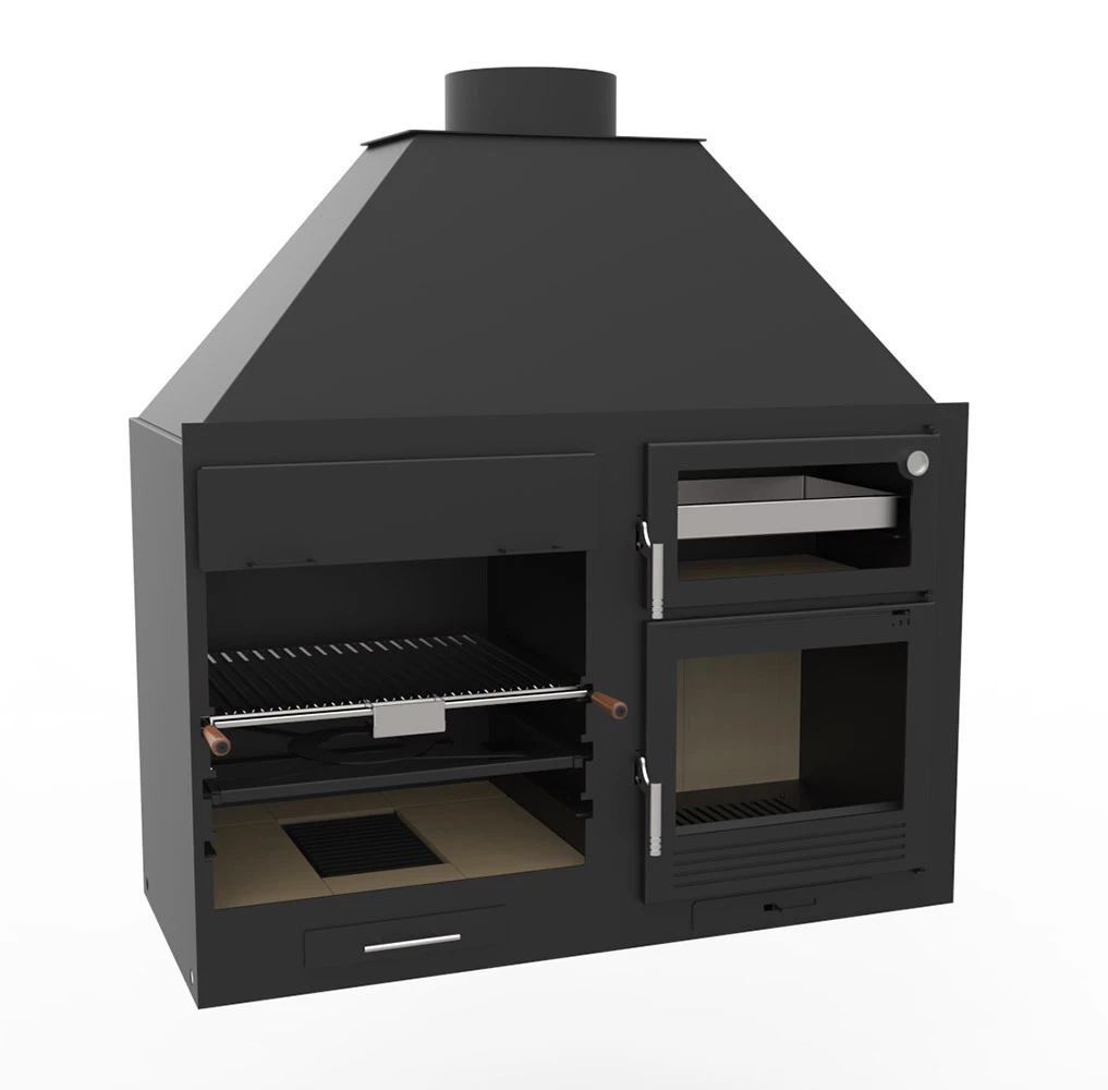 Barbacoa Argentina 140 Cm. Con Horno 3 Barbacoa Argentina 140 Cm. Con Horno