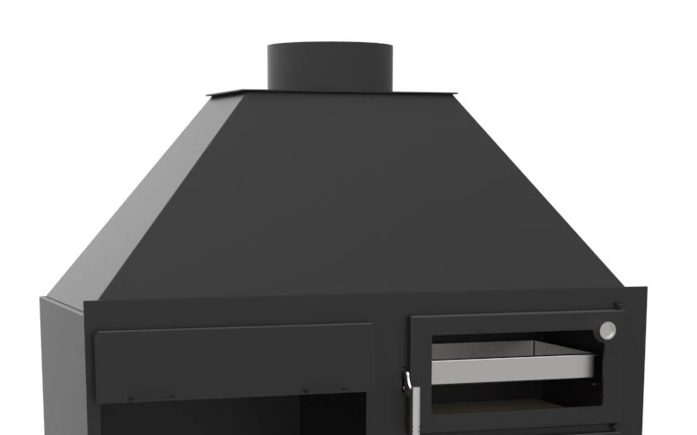 Barbacoa Argentina 140 Cm. Con Horno Y Estantes 5 Barbacoa Argentina 140 Cm. Con Horno Y Estantes - Imagen 3