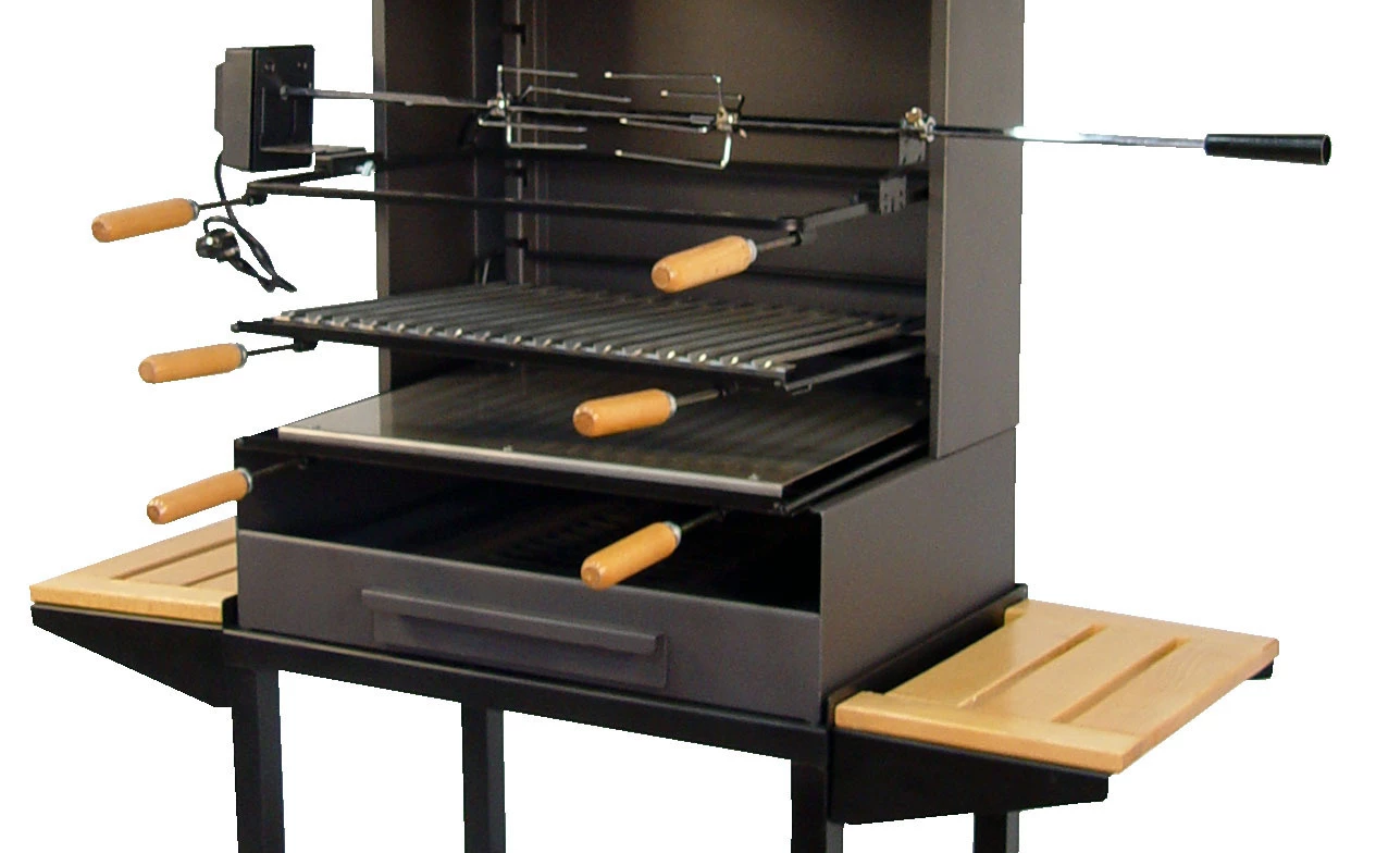 Barbacoa Chimenea Con Rustidor 4 Barbacoa Chimenea Con Rustidor - Imagen 2