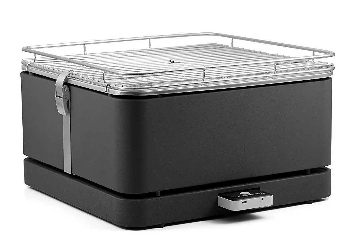 Barbacoa Portatil Sin Humo Teide Gris 4 Barbacoa Portatil Sin Humo Teide Gris - Imagen 2