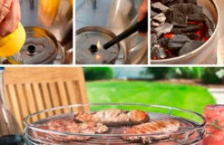 Barbacoa Portatil Sin Humo Vesubio Amarillo -cocina al aire libre comercio Barbacoa Portatil Sin Humo Vesubio Amarillo 10