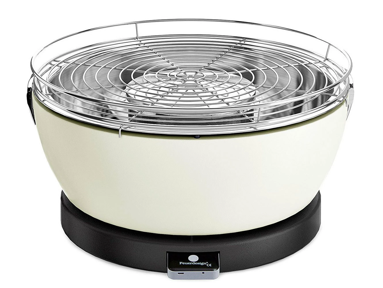 Barbacoa Portatil Sin Humo Vesubio Blanco 3 Barbacoa Portatil Sin Humo Vesubio Blanco