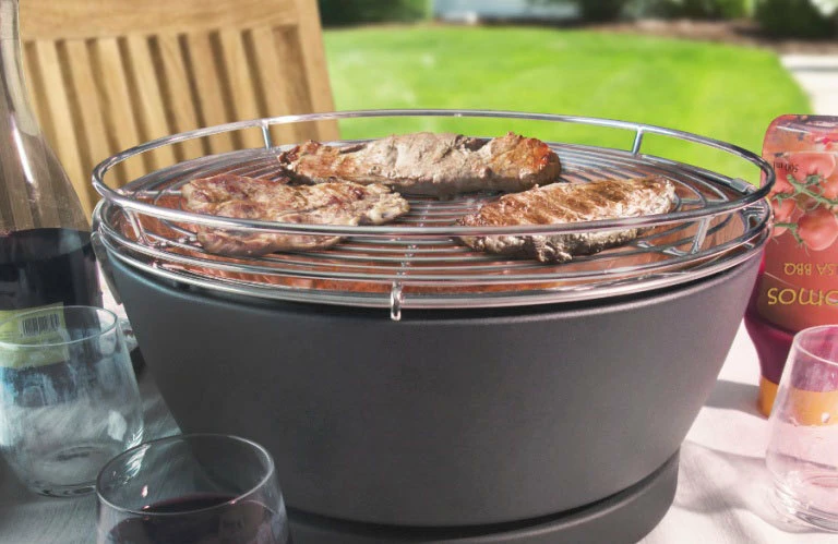 Barbacoa Portatil Sin Humo Vesubio Gris 14 Barbacoa Portatil Sin Humo Vesubio Gris - Imagen 12