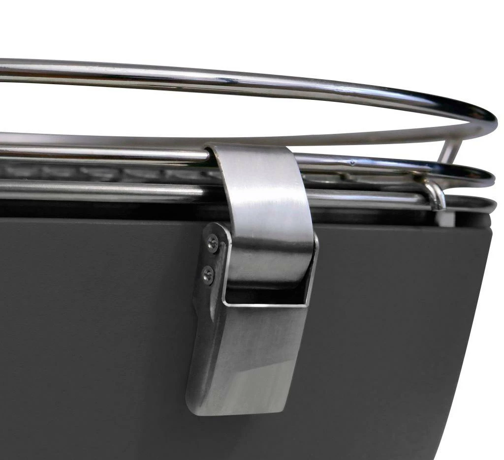 Barbacoa Portatil Sin Humo Vesubio Gris 5 Barbacoa Portatil Sin Humo Vesubio Gris - Imagen 3