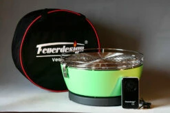 Barbacoa Portatil Sin Humo Vesubio Verde -cocina al aire libre comercio Barbacoa Portatil Sin Humo Vesubio Verde 16