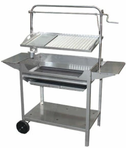 IMEX Barbacoa Todo Acero Inoxidable Con Elevador Deluxe