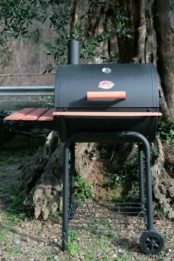 Barbacoa Wrangler Char-Griller -cocina al aire libre comercio Barbacoa Wrangler Char Griller cabon lena 2123 2
