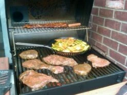 Barbacoa Wrangler Char-Griller -cocina al aire libre comercio Barbacoa Wrangler Char Griller cabon lena 2123 6