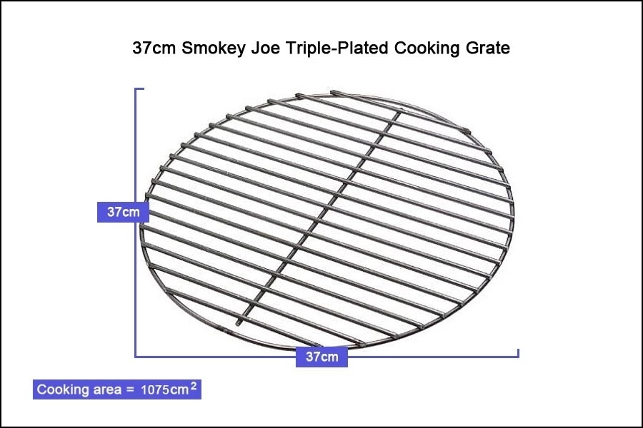 Weber Smokey Joe Premium 37 Cm Gris Humo 6 Weber Smokey Joe Premium 37 Cm Gris Humo - Imagen 4