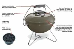 Weber Smokey Joe Premium 37 Cm Gris Humo 13 Weber Smokey Joe Premium 37 Cm Gris Humo -cocina al aire libre comercio Barbacoa a carbon Weber Smokey Joe Premium Gris Humo 5