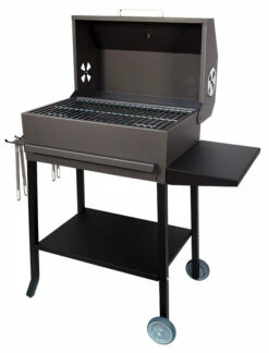 Barbacoa Con Tapa Todo Metal Grande -cocina al aire libre comercio Barbacoa con Tapa todo Metal Grande 1