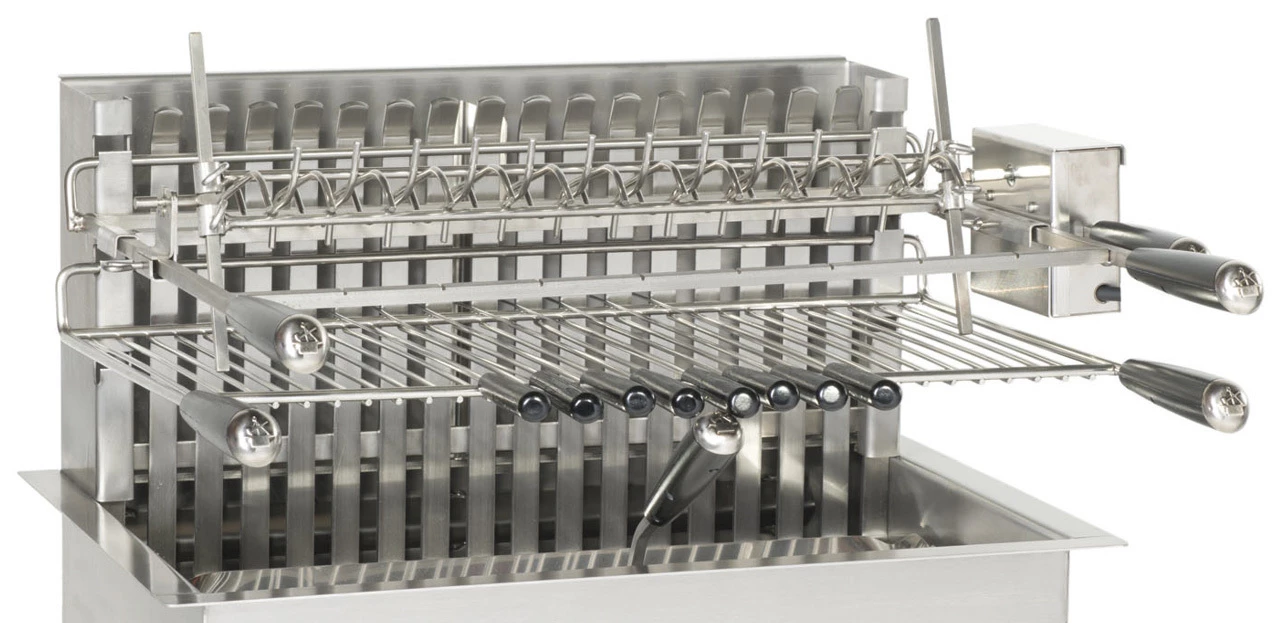 Barbacoa De Carbón Modelo Berlanga 918-56 Inox. 4 Barbacoa De Carbón Modelo Berlanga 918-56 Inox. - Imagen 2