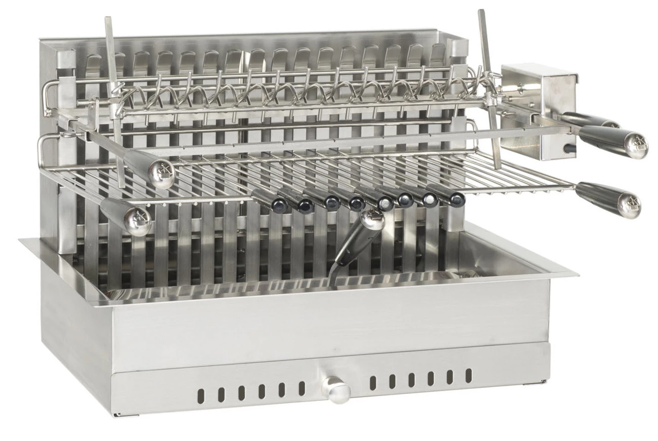 Barbacoa De Carbón Modelo Berlanga 918-56 Inox. 3 Barbacoa De Carbón Modelo Berlanga 918-56 Inox.