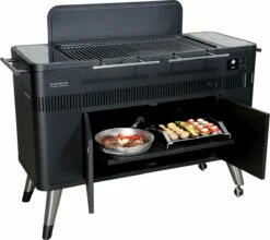 Barbacoa De Carbón Con Rustidor Hub II -cocina al aire libre comercio Barbacoa de Carbon con Rustidor Hub II 3