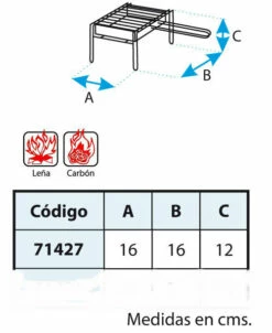 IMEX Barbacoa De Mesa Con Parrilla Cincada I -cocina al aire libre comercio Barbacoa de Mesa con Parrilla Cincada I 3