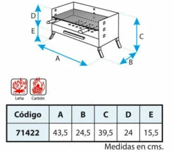 IMEX Barbacoa De Mesa Con Parrilla Inox 7 IMEX Barbacoa De Mesa Con Parrilla Inox -cocina al aire libre comercio Barbacoa de Mesa con Parrilla Inox 3