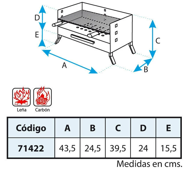 IMEX Barbacoa De Mesa Con Parrilla Inox 5 IMEX Barbacoa De Mesa Con Parrilla Inox - Imagen 3