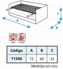 Cajon Barbacoa Argentina Extra Fondo 7 Cajon Barbacoa Argentina Extra Fondo -cocina al aire libre comercio Cajon Barbacoa Argentina Extra Fondo 3