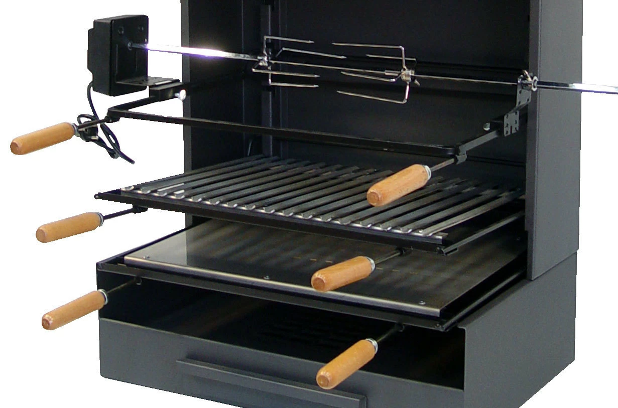 Cajon Barbacoa Con Chimenea Y Rustidor 4 Cajon Barbacoa Con Chimenea Y Rustidor - Imagen 2