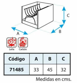 Cajon Leñero Barbacoa Argentina -cocina al aire libre comercio Cajon Lenero Barbacoa Argentina 4