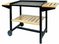 Carro De Jardín Con Alas De Madera Grande