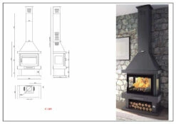 Chimenea De Leña Modelo C-203 K -cocina al aire libre comercio Chimenea de Lena Modelo C 203 K 3
