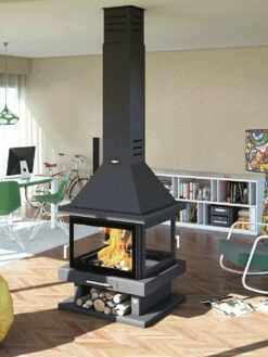 Chimenea De Leña Modelo C-204 -cocina al aire libre comercio Chimenea de Lena Modelo C 204 2