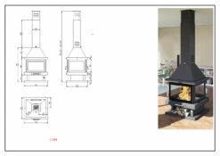Chimenea De Leña Modelo C-204 K -cocina al aire libre comercio Chimenea de Lena Modelo C 204 K 3