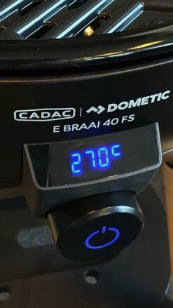 Cadac Barbacoa Eléctrica E-Braai 40 FS Black -cocina al aire libre comercio EBRAAI40FS3