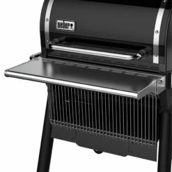 Weber Estante Frontal Plegable EX4 Acero Inoxidable -cocina al aire libre comercio Estante Delantero Plegable Acero Inoxidable 3