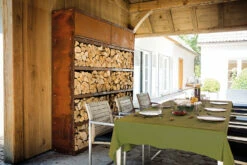 Estantería Leña Ofyr 200 Cm -cocina al aire libre comercio Estanteria Lena Ofyr 200 cm 1