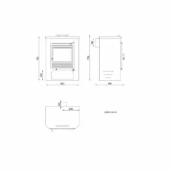 Estufa De Leña Modelo M-102 -cocina al aire libre comercio Estufa De Lena M 102.2a