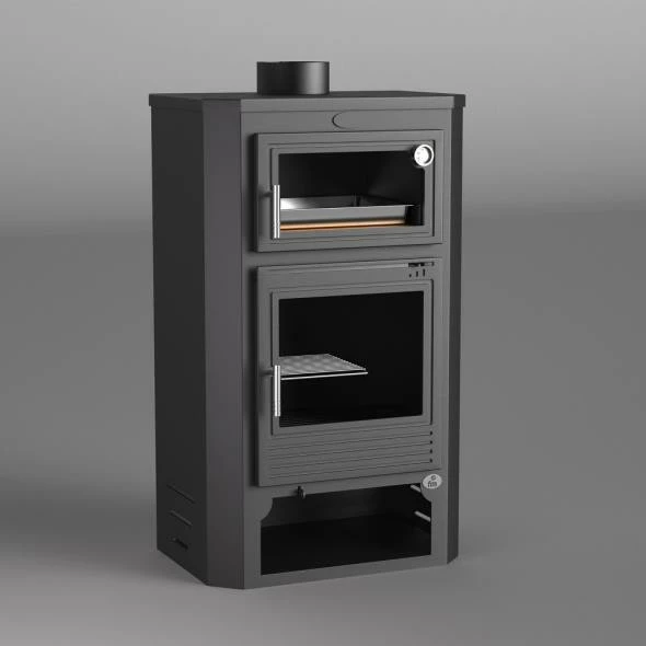 Estufa De Leña Con Horno Modelo M-104 5 Estufa De Leña Con Horno Modelo M-104 - Imagen 3