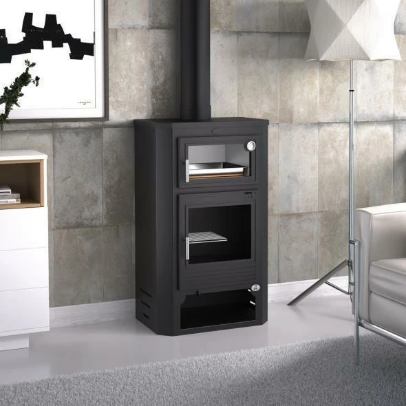 Estufa De Leña Con Horno Modelo M-104 4 Estufa De Leña Con Horno Modelo M-104 - Imagen 2