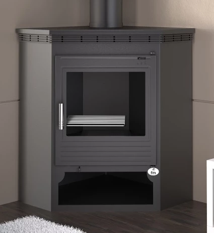 Estufa De Leña Rinconera Modelo M-105 3 Estufa De Leña Rinconera Modelo M-105