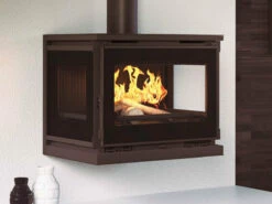 Estufa De Leña Con Turbinas Modelo M-173