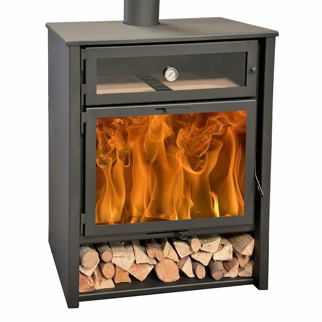 Estufa De Leña Zeux 800 Con Horno 3 Estufa De Leña Zeux 800 Con Horno