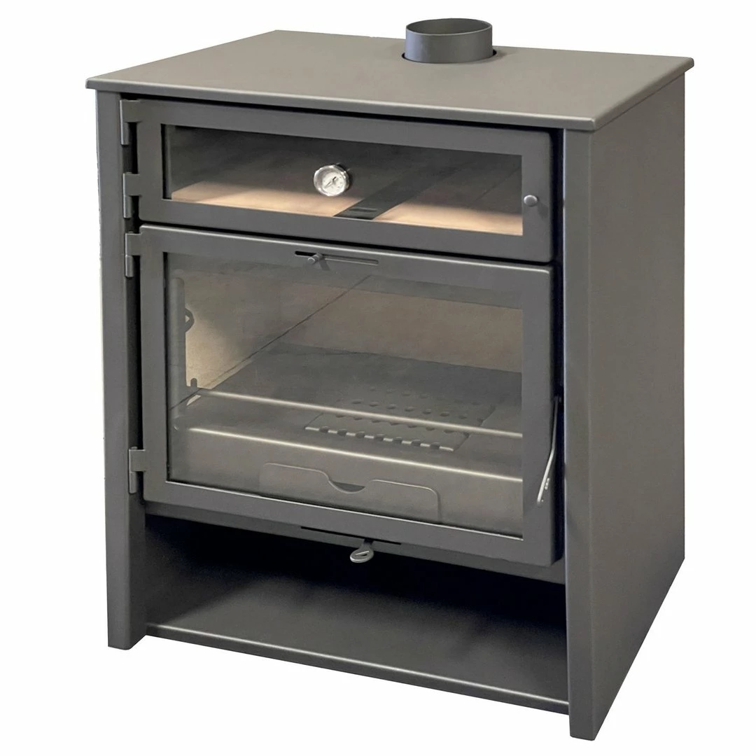 Estufa De Leña Zeux 800 Con Horno 4 Estufa De Leña Zeux 800 Con Horno - Imagen 2