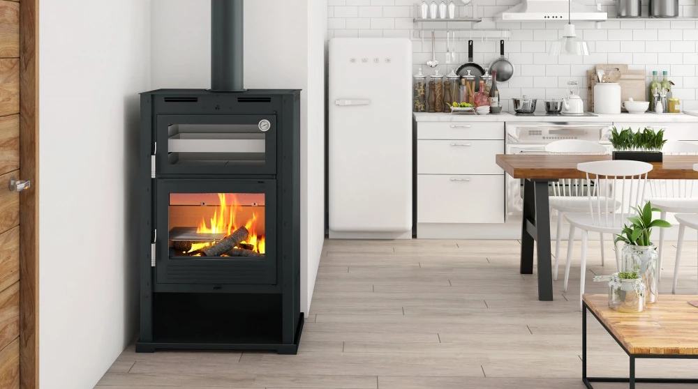 Estufa De Leña Con Horno Modelo M-107 T 4 Estufa De Leña Con Horno Modelo M-107 T - Imagen 2