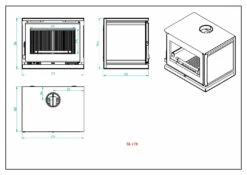 Estufa De Leña Con Turbinas Modelo M-170 FK 7 Estufa De Leña Con Turbinas Modelo M-170 FK -cocina al aire libre comercio Estufa de Lena con Turbinas Modelo M 170 FK 3