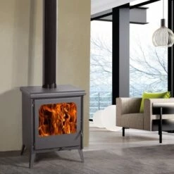 Estufa De Leña Eco Design Veneto Titanium -cocina al aire libre comercio Estufa de lena Eco Nice Titanium 8