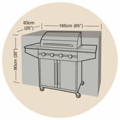 Funda Barbacoa Universal Extra Grande -cocina al aire libre comercio Funda Barbacoa Universal Extra Grande 1