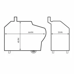Funda Broil King Ahumador De Carbón Y Leña 9 Funda Broil King Ahumador De Carbón Y Leña -cocina al aire libre comercio Funda Broil King Ahumador de Carbon y lena 4