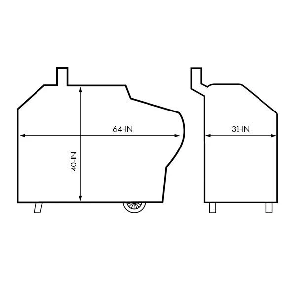 Funda Broil King Ahumador De Carbón Y Leña 6 Funda Broil King Ahumador De Carbón Y Leña - Imagen 4