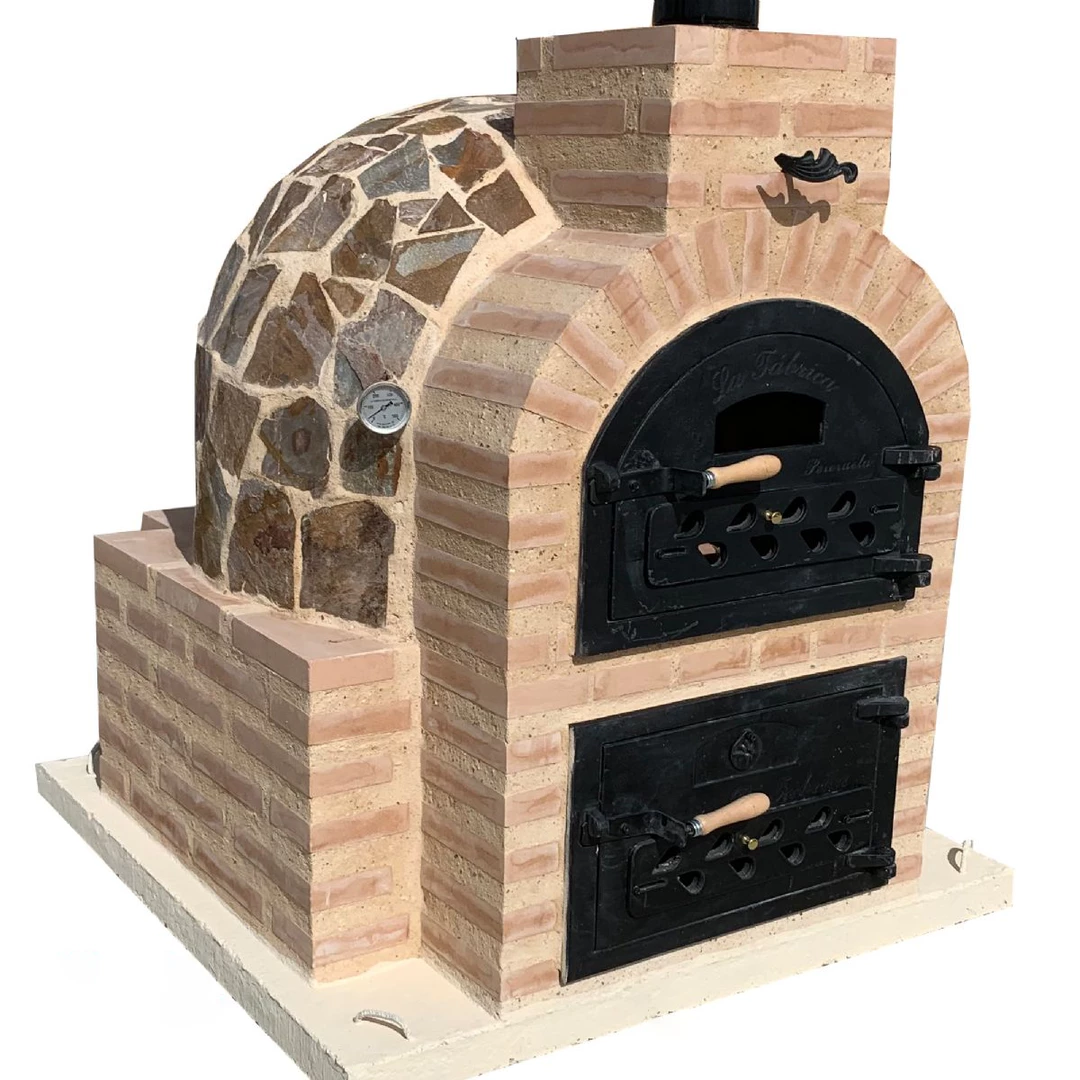 Hornilla Cuadrada Mixta Piedra 80 Cm. 5 Hornilla Cuadrada Mixta Piedra 80 Cm. - Imagen 3