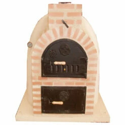 Hornilla Redonda Clásica Blanca 65 Cm.