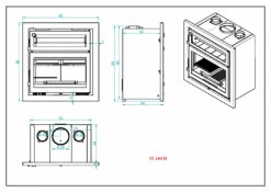 Horno Insertable De Leña Modelo IT-180 H -cocina al aire libre comercio Horno Insertable de Lena Modelo IT 180 H 4