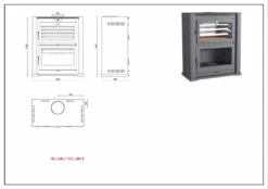 Horno De Leña Modelo HL-200 F -cocina al aire libre comercio Horno de Lena Modelo HL 200 F 3